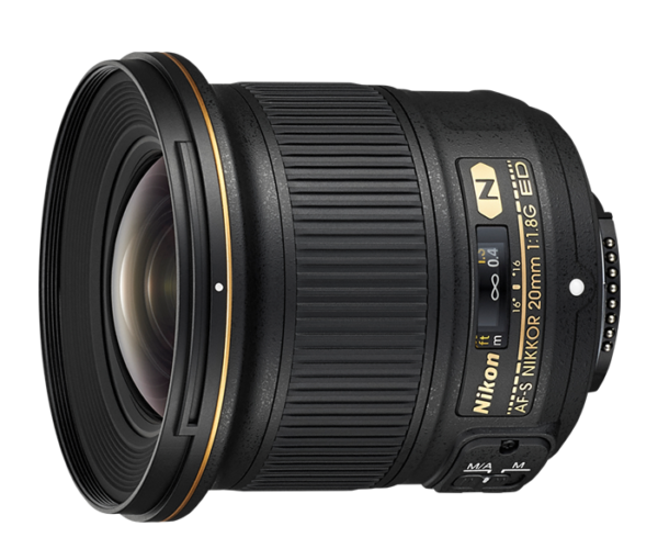 Nikon AF-S NIKKOR 20mm f/1.8G ED Lens